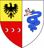 Écu aux armes de Frouard (image commons.wikimedia.org)