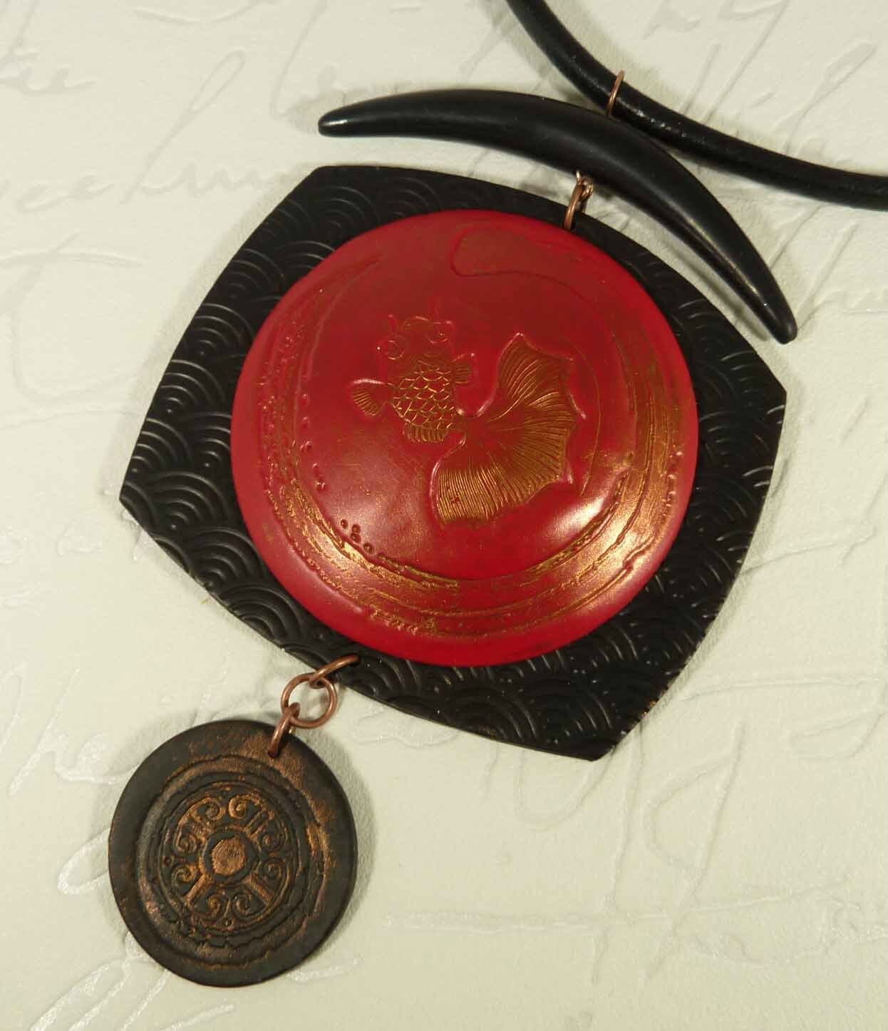 pendentif japonisant