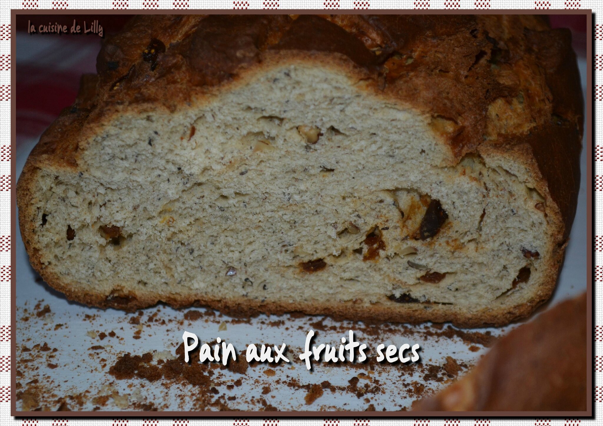 pain au fruits secs
