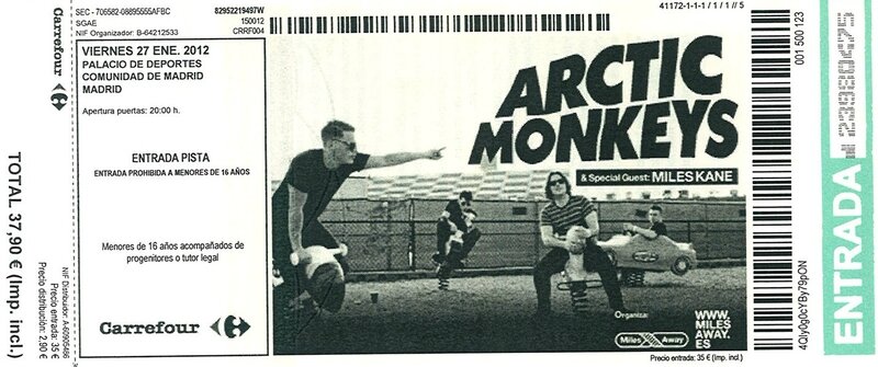 2012 01 Arctic Monkeys Palacio de Deportes