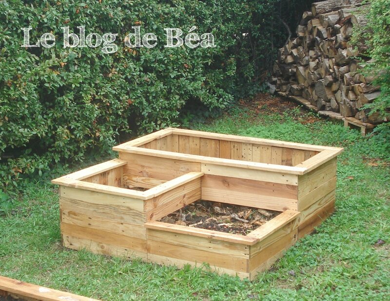 DIY carré potager en bois de palette