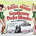 1953 Film Gentlemen prefer <b>blondes</b> 