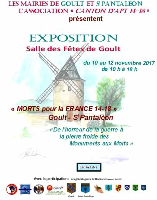 Exposition "De l'horreur de la guerre à la pierre froide des monuments aux Morts"