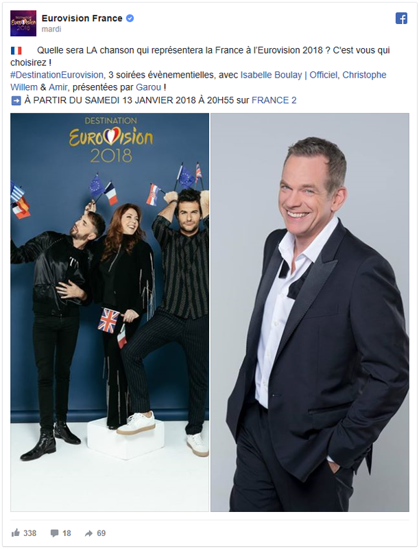 FR Destination Eurovision - annonce date début