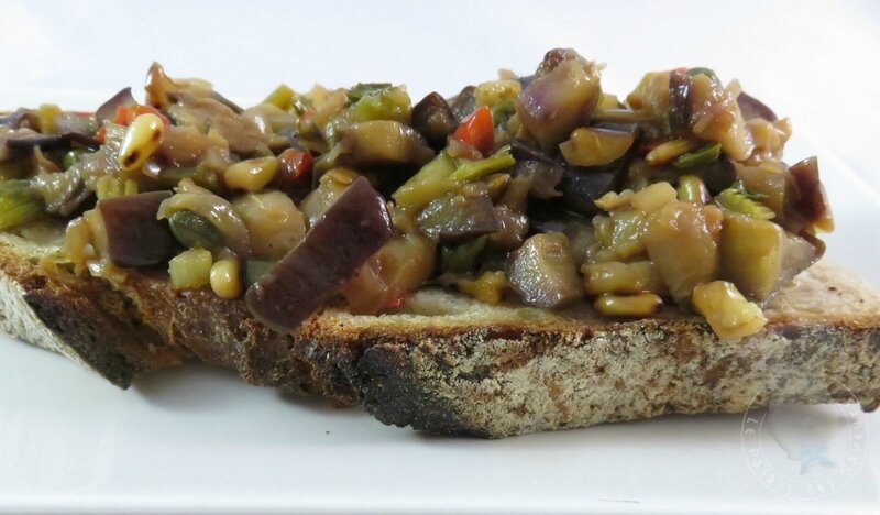 Tartine sicilienne à la caponata