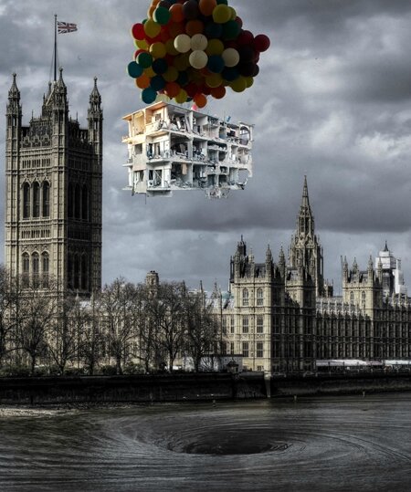 Tammam-Azzam-London-from-Bon-Voyage-series-120-X-100cm-C-Print-Diasec-Mounting-Courtesy-the-artist-and-Ayyam-Gallery
