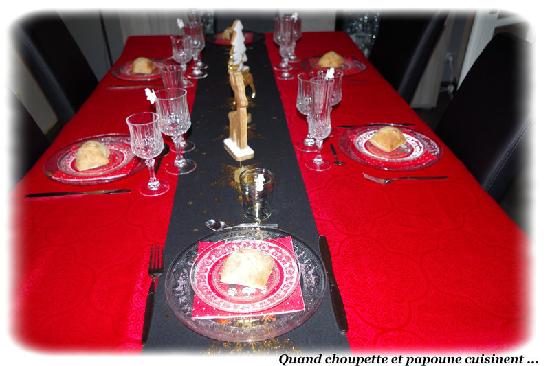 ma table du réveillon de Noël-8660