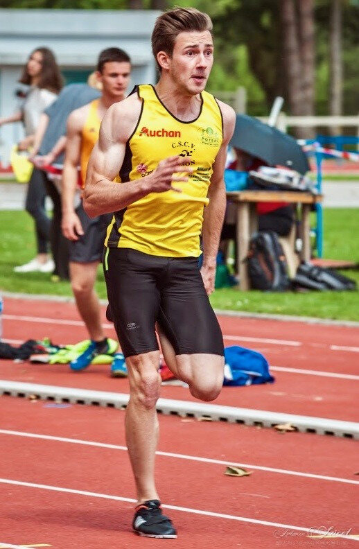 CSCVH ATHLÉTISME CHAMPIONNAT HAUTS-DE-FRANCE 2019 Léo Hiblot course