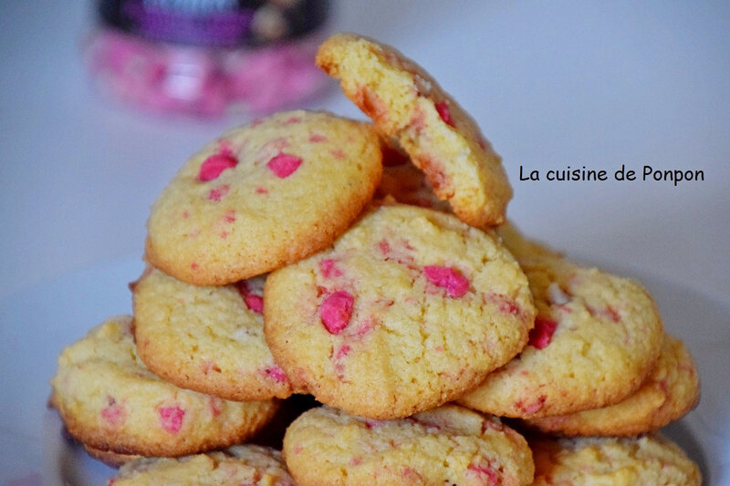 cookies pralines roses (6)