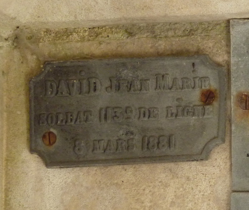 David Jean Marie 1811 Monument caserne