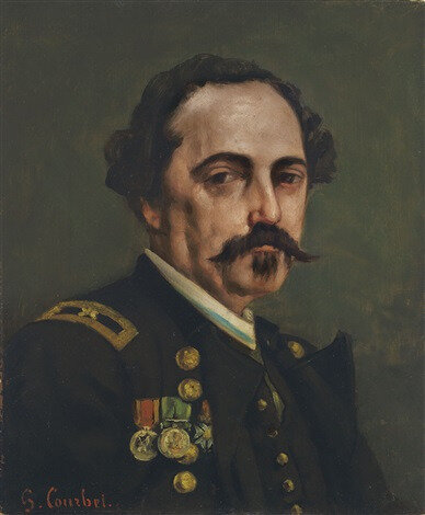 Courbert, portrait du général Cluseret