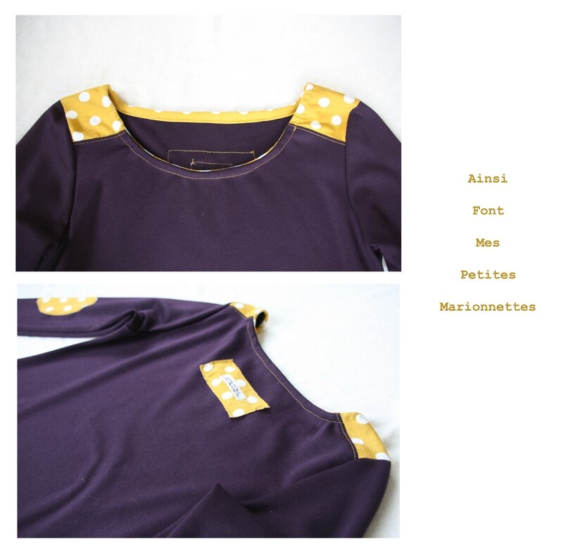 robe violette jaune 4