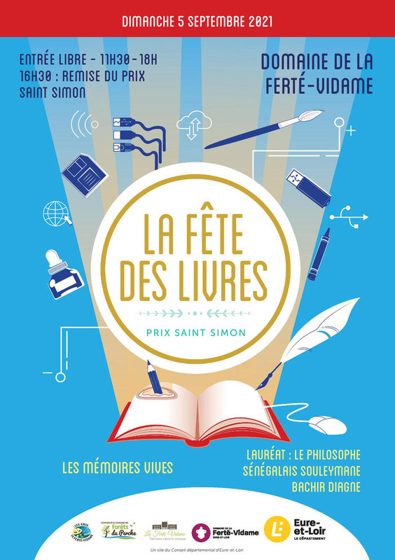 Affiche fête LIvres La Ferté-Vidame