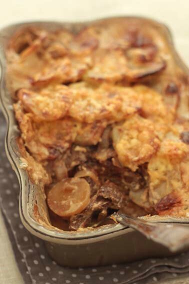 gratin dauphinois et cèpes 2