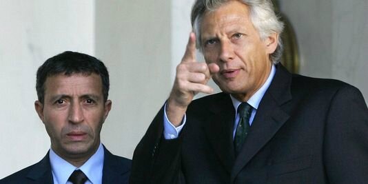 Azouz Begag et Dominique de Villepin