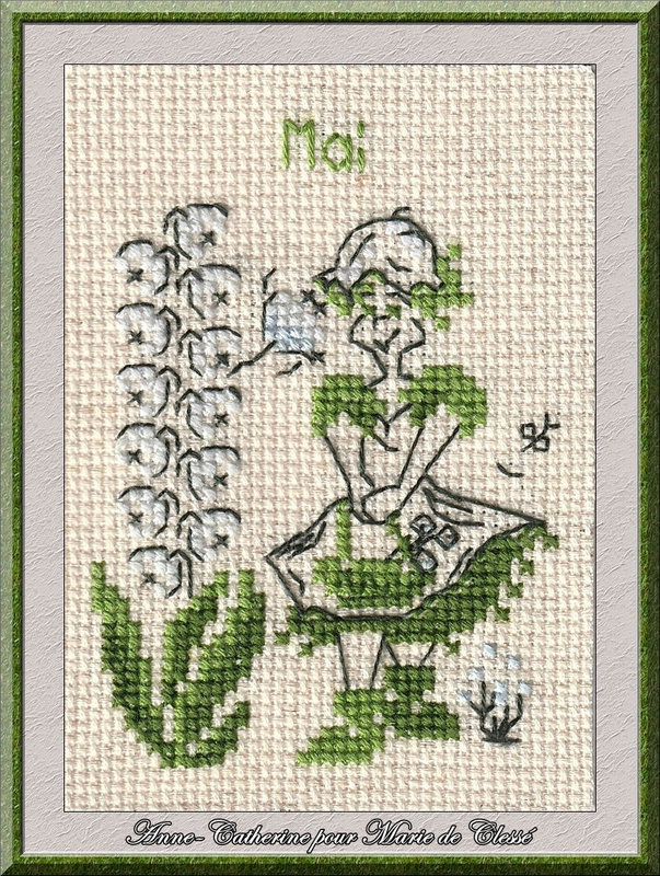 Échange ATC (Muguet) Mai 2021 Chez Corinne Anne Catherine pour Marie de Clessé 1