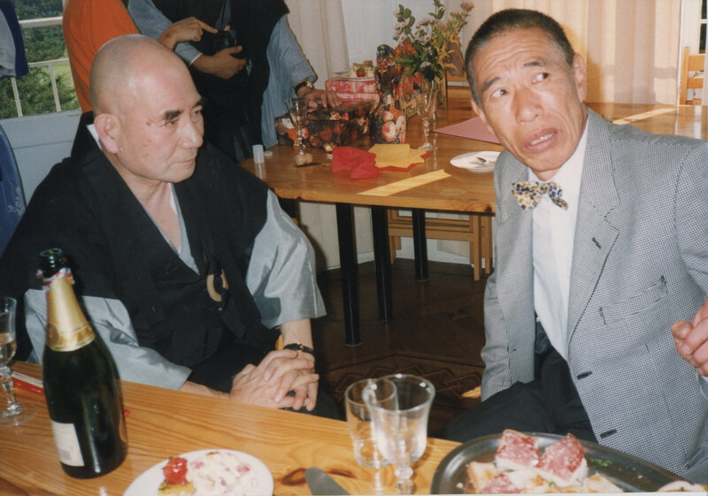 1998 fin de sesshin, Eizan Rôshi et maître Noro