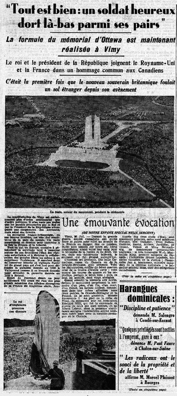 Le Petit Journal Vimy