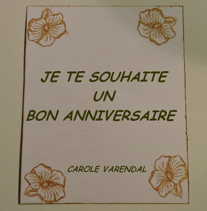 BON ANNIVERSAIRE