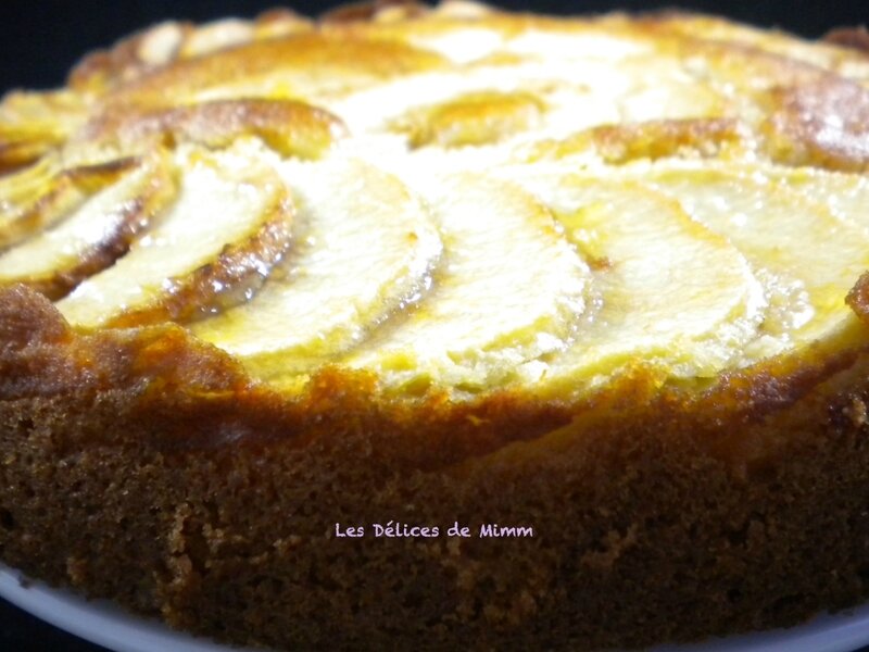 Moelleux aux pommes et à la crème d’amandes 6