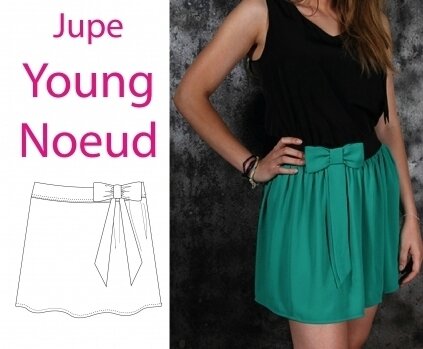 Made In Me Couture - Jupe Young Noeud