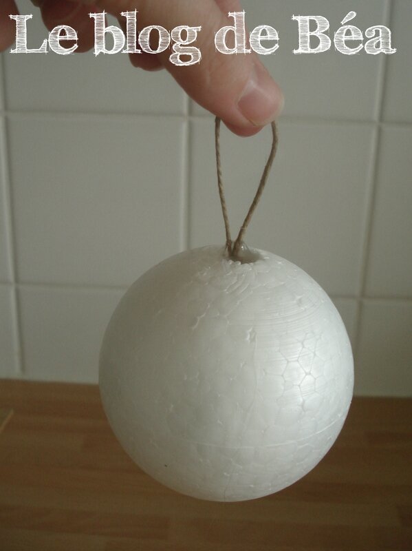 DIY boules de Noël