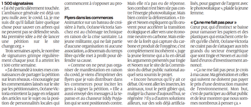 2021 01 22 SO Océane se bat pour sauver 1 000 hectares de pins2