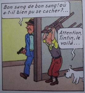 Tintin a des règles un peu spéciale pour cache-cache