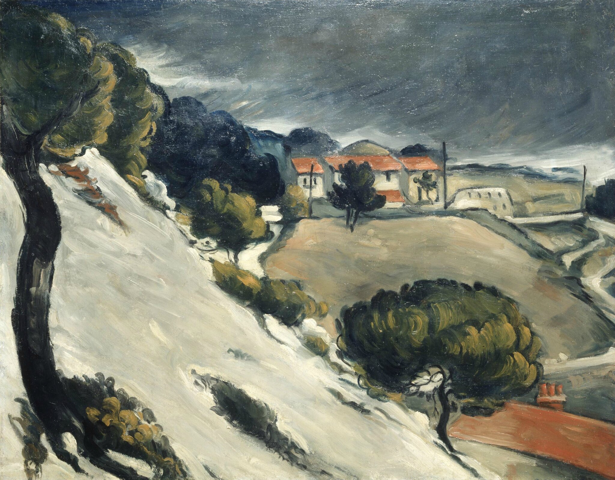 Cézanne, La neige fondue à L'Estaque