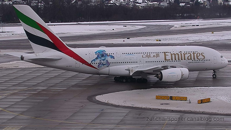 Airbus A380-861 Mohammed Bin Rashid Space Centre (A6-EOC) Emirates Airlines -