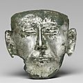 <b>Funerary</b> <b>Mask</b>, Liao dynasty, Late 10th - early 12th century, Silver