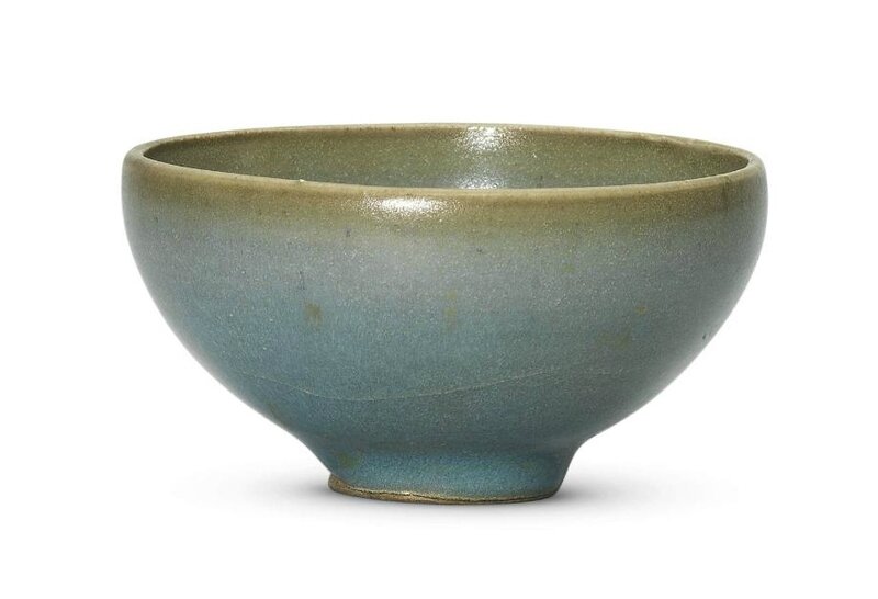 A small Jun blue-glazed bubble bowl, Northern Song-Jin dynasty, 12th century