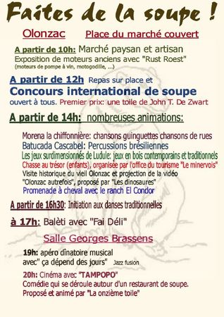 Flyer verso soupe light