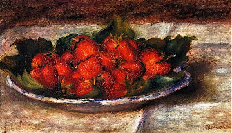 11-03 Pierre-Auguste Renoir (1841-1919) - Nature Morte Aux Fraises