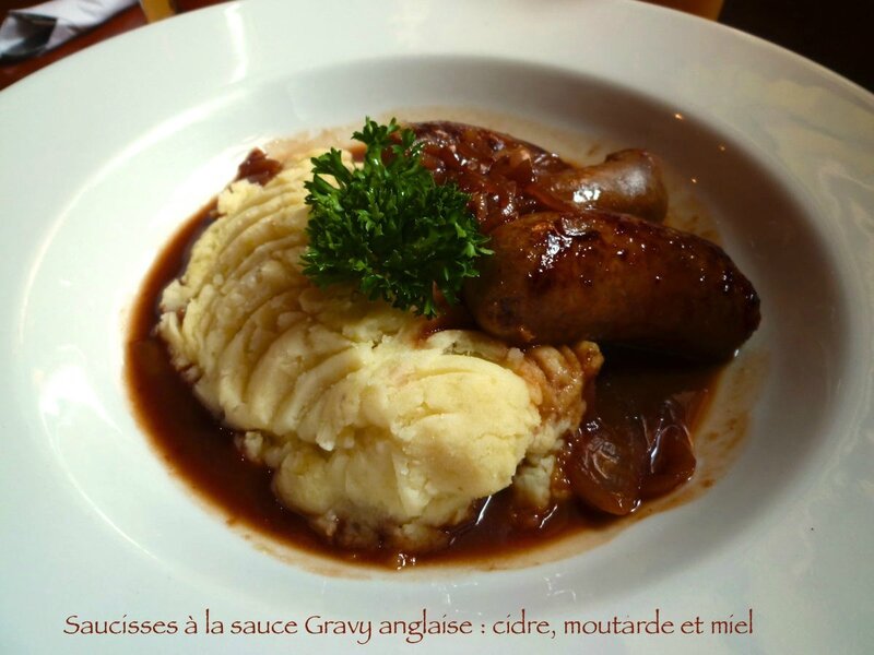 saucisses gravy
