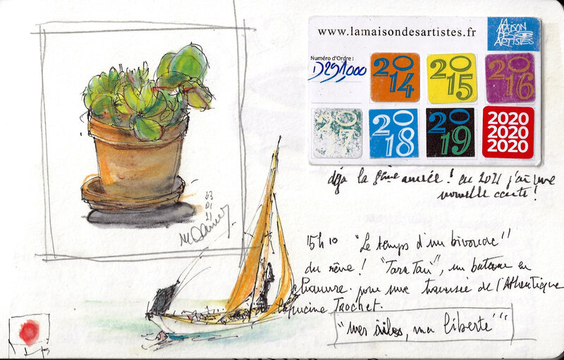 page de carnet 23 janv 21