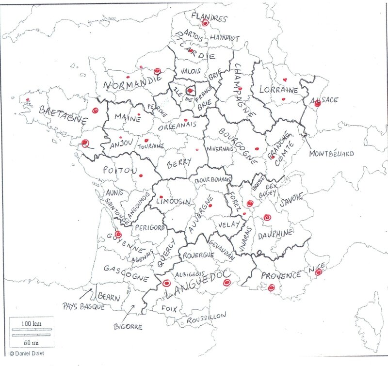 15 vraies régions