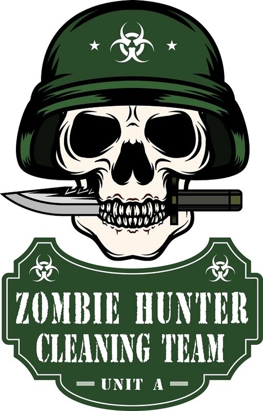 Zombie - zombie outbreak - Zombie party - Zombie response - Zombie hunter - Zombie team - biohazard - Printables - labels - Halloween - Airbone - Special force - destruction - cleaning