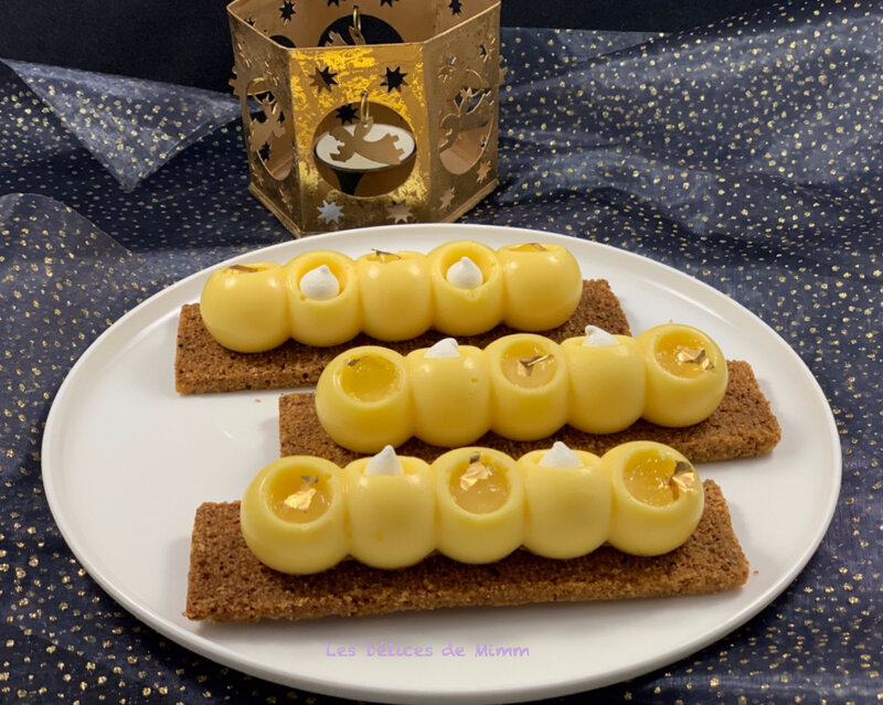 Petites bûches individuelles façon tarte au citron 4
