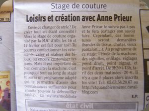 Article pour Stage
