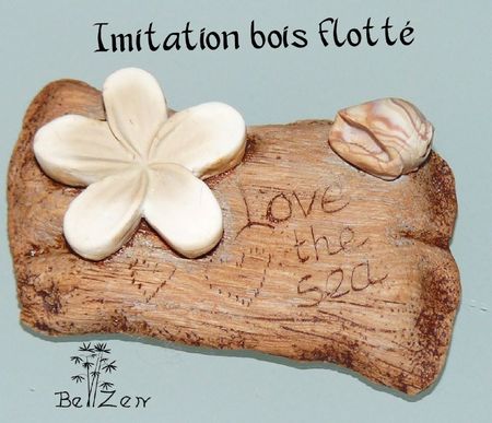 imitation bois flotté love the sea