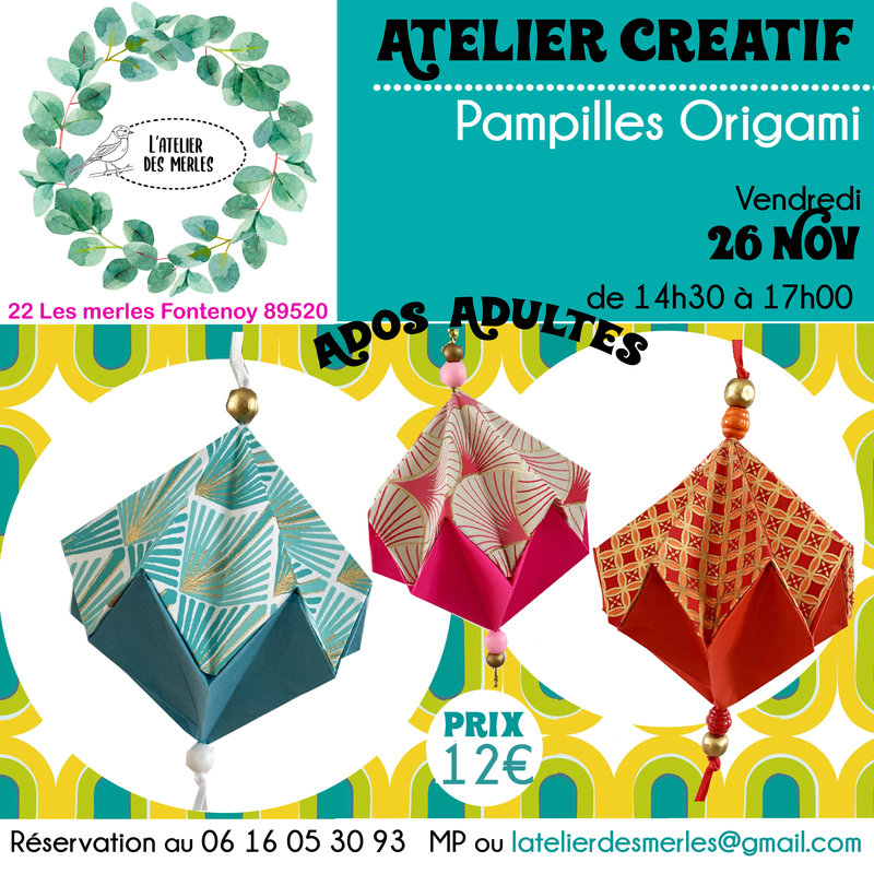 2021 ATELIER ADULTE PAPILLE ORIGAMI copie