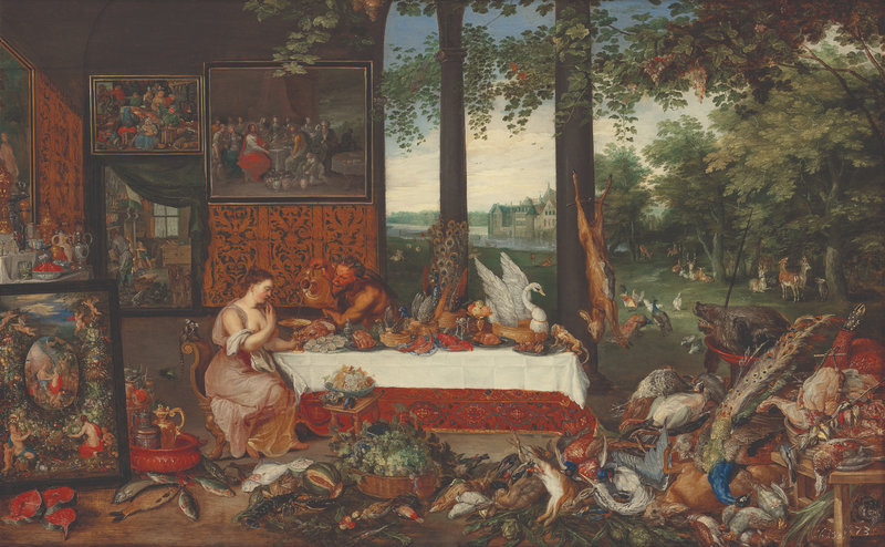 Brueghel The Younger Jan, The Five Senses, Taste