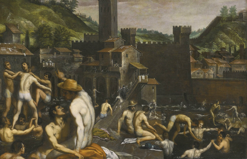 1: Baigneurs à San Niccolo, Domenico Cresti,1600