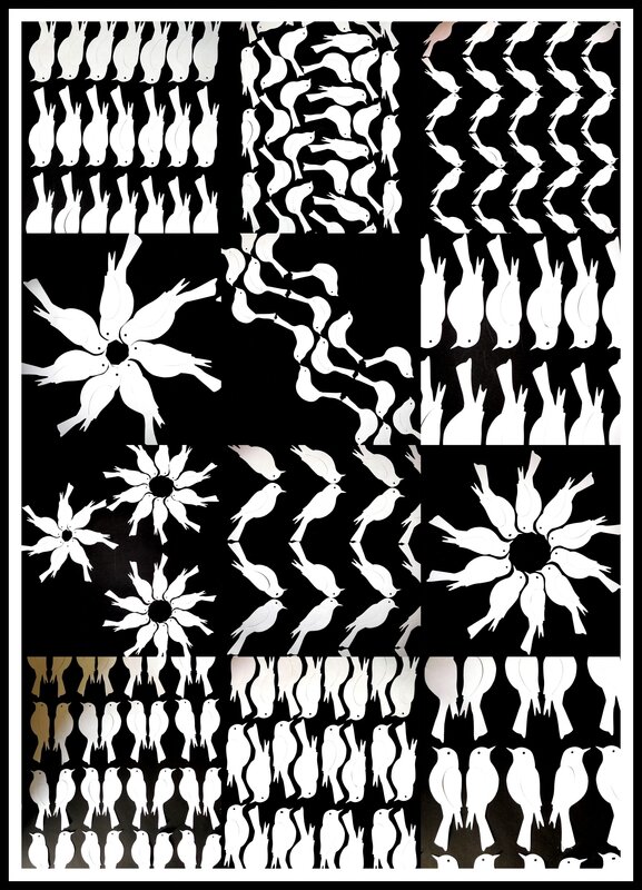 197_Noir et blanc_Nuées d'oiseaux montage 1