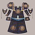 A suit of <b>ceremonial</b> armour Qing dynasty, Qianlong period (1736-1795)