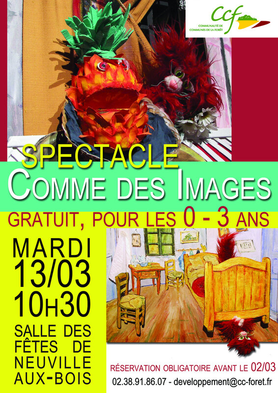 affiche spectacle mars 2018