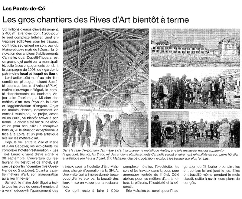 2014 10 06 Article Ouest France