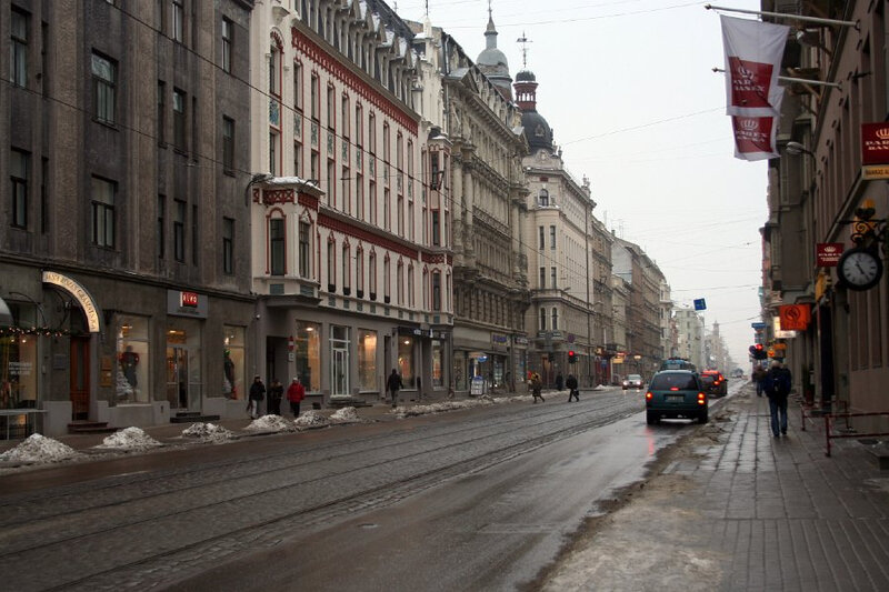 rue Krisjana Barona à Riga