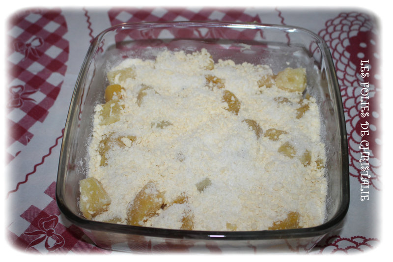 Crumble mangue ananas 2
